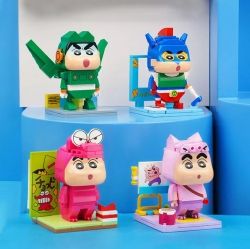 Shin Chan Crocodile & Chocobi Blocks 