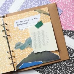 SQUARE DIARY Refill - Note cover, 6Rings, 148x172mm