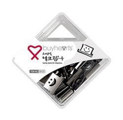 Smile Silver Clam Clip Refills(M) SB-20