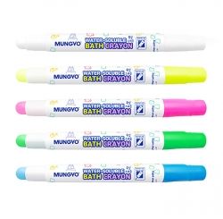 Water-Soluble Bath Crayon 5Colors 