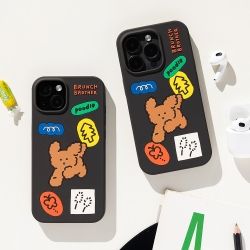 Brunch Brother Poodle silicone case iPhone14