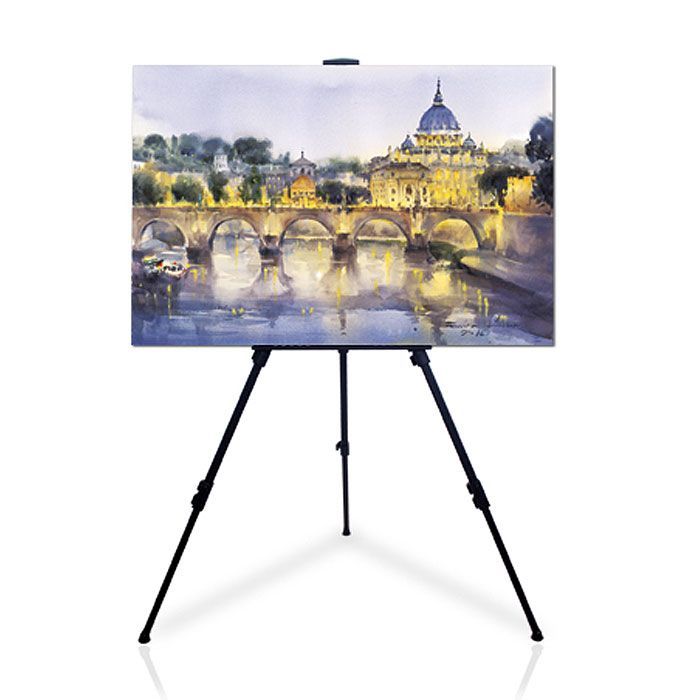 Aluminum easel