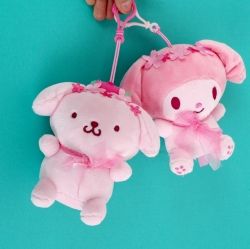 My Melody Cherry Blossom Keychain 13cm
