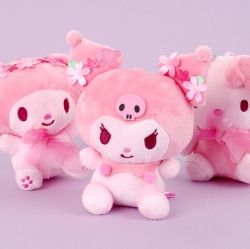 Kuromi Cherry Blossom Keychain 13cm