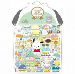 Pochacco House Play Puffy Stickers