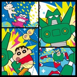 Shinchan jigsaw puzzle 150PCS_Superconducting Cantam Robot