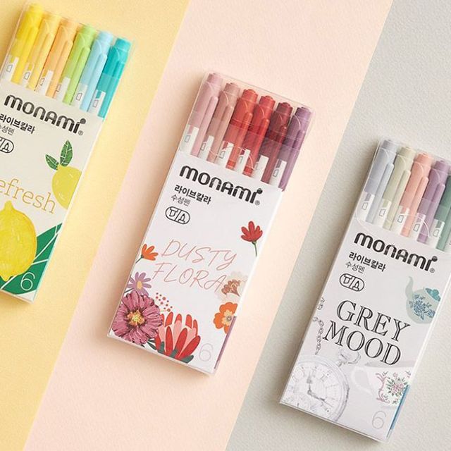 Live Color Water-Based Pen 6Colors Set 