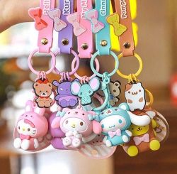 Sanrio Animal Figure Keyring