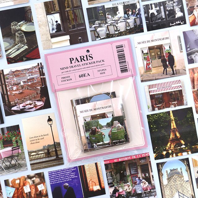 Mind Travel Paris Sticker Pack 