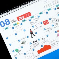 Gibon 24 Sheets Month,Week,Day Sticker Pack 24ea