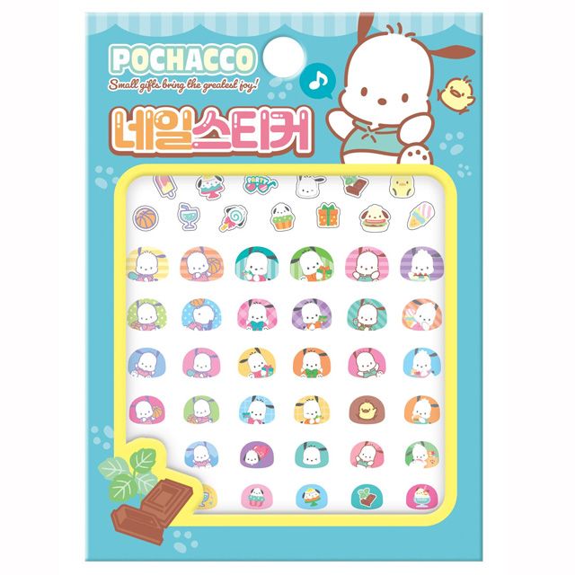 포차코 네일스티커