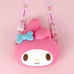 My melody Hot Pink 2XL Face Cross Bag