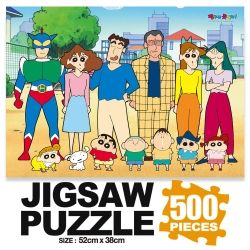 Shin Chan Jigsaw Puzzle 500 Pieces, Kindergarten Family