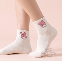 Sanrio Bon Bon Long socks, One Size 220-260mm