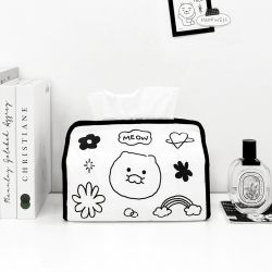 Doodle Doodle RYAN and CHOONSIK Fabric Tissue Case
