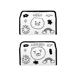 Doodle Doodle RYAN and CHOONSIK Fabric Tissue Case