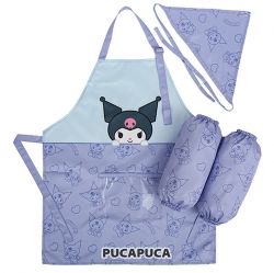 Kuromi Honey Apron 3pcs Set