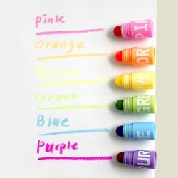 Block Solid 6 Colors Highlighter (set of 24)