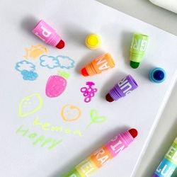 Block Solid 6 Colors Highlighter (set of 24)