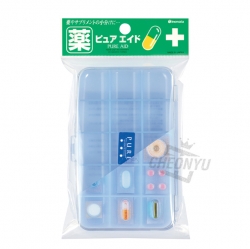 Pure Aid 15-Compartment Pill Case