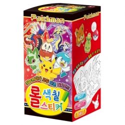 Pokemon 2023 Roll Coloring Sticker