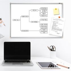 White Board (Steel Section) 400X600mm