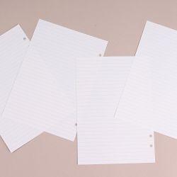 [A5] 6-Ring Jumbo Refill 7mm Line Paper 