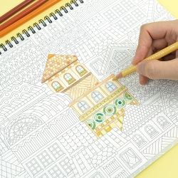 Spring Color Drawing middle class