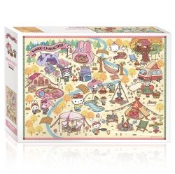 Sanrio  Characters Jigsaw Puzzle 500pcs_Fall Camping