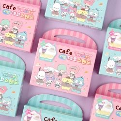 Sanrio Cafe Random keyring Deco Stand (12pcs)