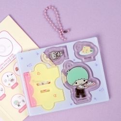 Sanrio Cafe Random keyring Deco Stand (12pcs)