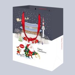 Christmas Gwanghwamun Shopping Bag, Set of 10