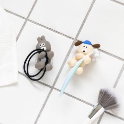 Brunch Brother Bunny&Puppy Silicone Toothbrush Rack