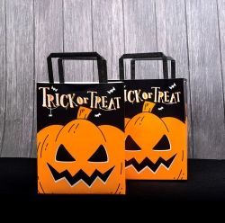 Halloween Paper Shopping Bag (Small) Pumpkin 15pcs 