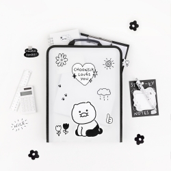 Kakao Friends Handle Zipper File Case