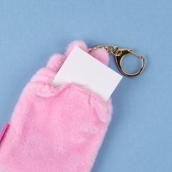 Opanchu Usagi fluffy Photo Key Holder