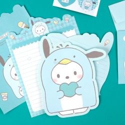 Sanrio Letter Paper & Envelopes Set - Pochacco
