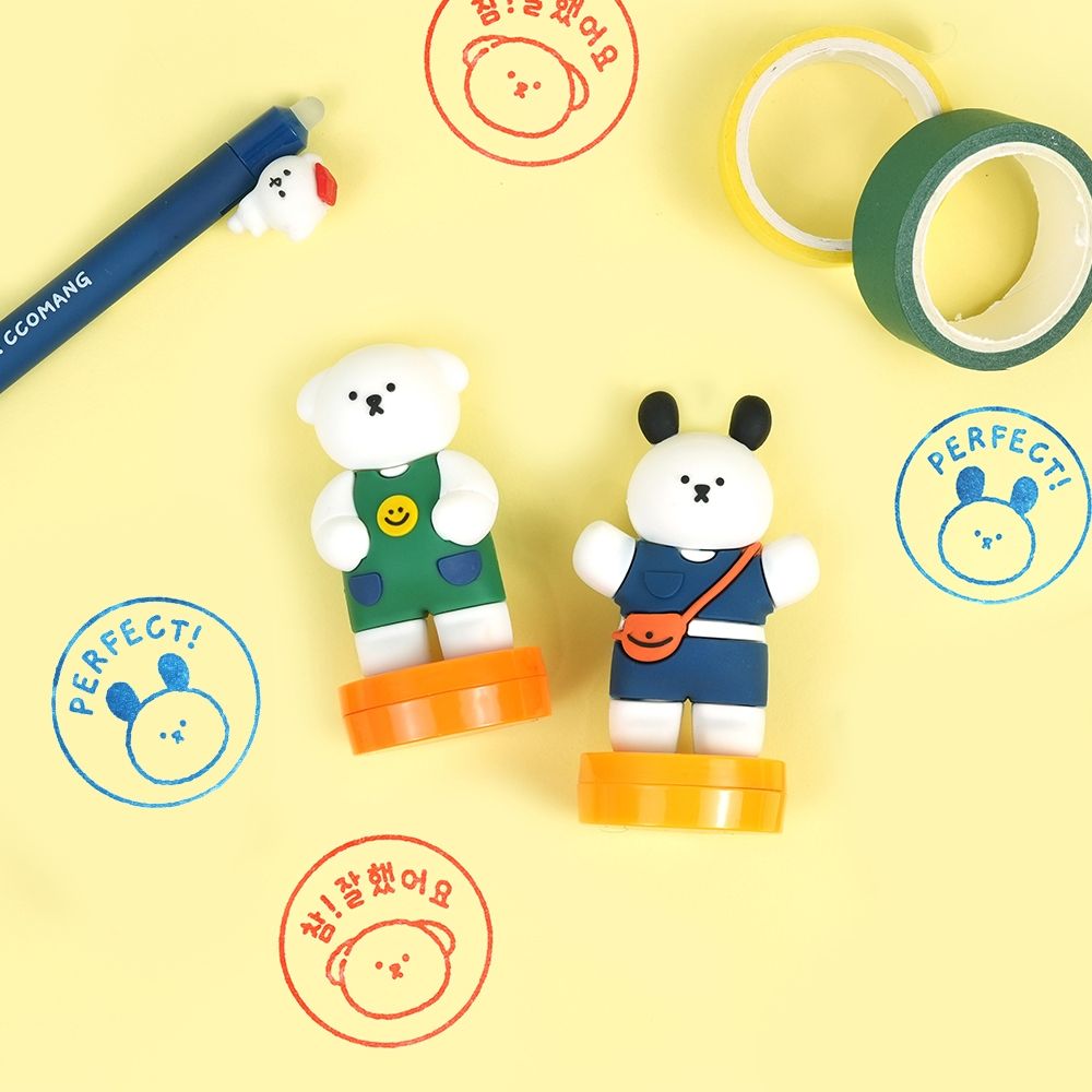 CCOMANG Figure Stamp, set of 12