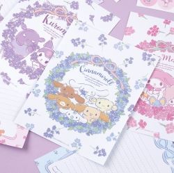 Sanrio Letter Paper & Envelopes Set - Kuromi