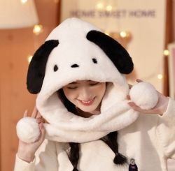 Pochacco Face Winter Hat
