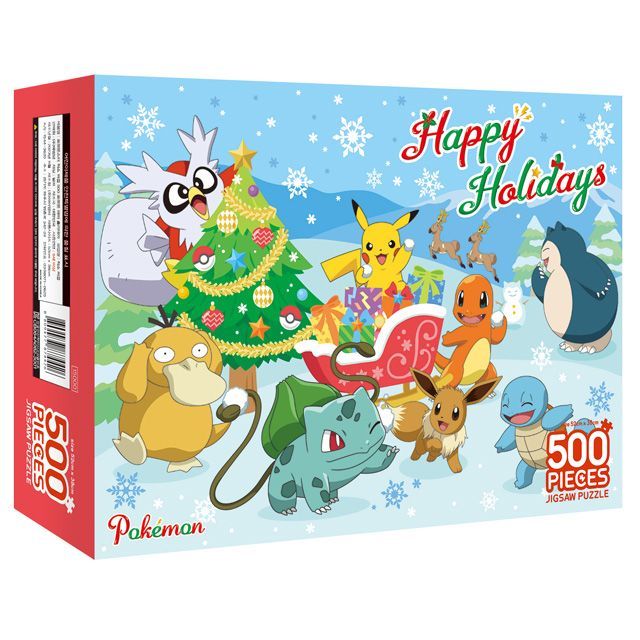 포켓몬스터 직소퍼즐 500pcs_포켓몬 해피 홀리데이