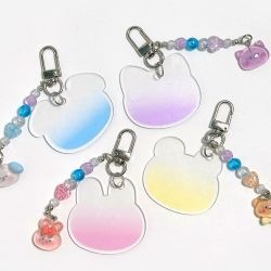 DIY Acrylic key ring, Random