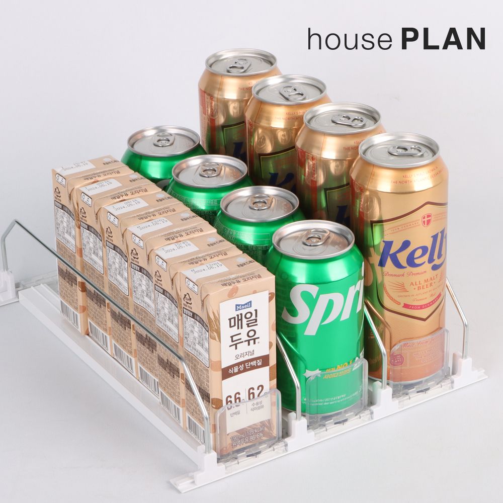 Refrigerator Organizing Can Dispenser 3rows