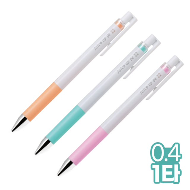 쥬스업 젤잉크 파스텔볼펜 0.4mm (5개 1타)