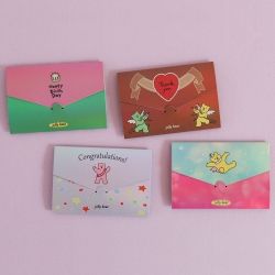 Jelly Bear Hologram Folding Card 