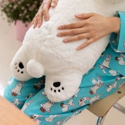Soft Bichon Hugging Pillow 