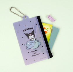 Sanrio Kuromi Fastener Case with Chain