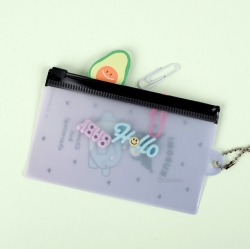 Sanrio Kuromi Fastener Case with Chain