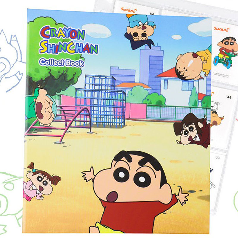 Crayon Shinchan Adhesive Seal Book Mini-sized 3X3