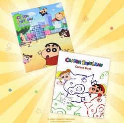 Crayon Shinchan Adhesive Seal Book Mini-sized 3X3